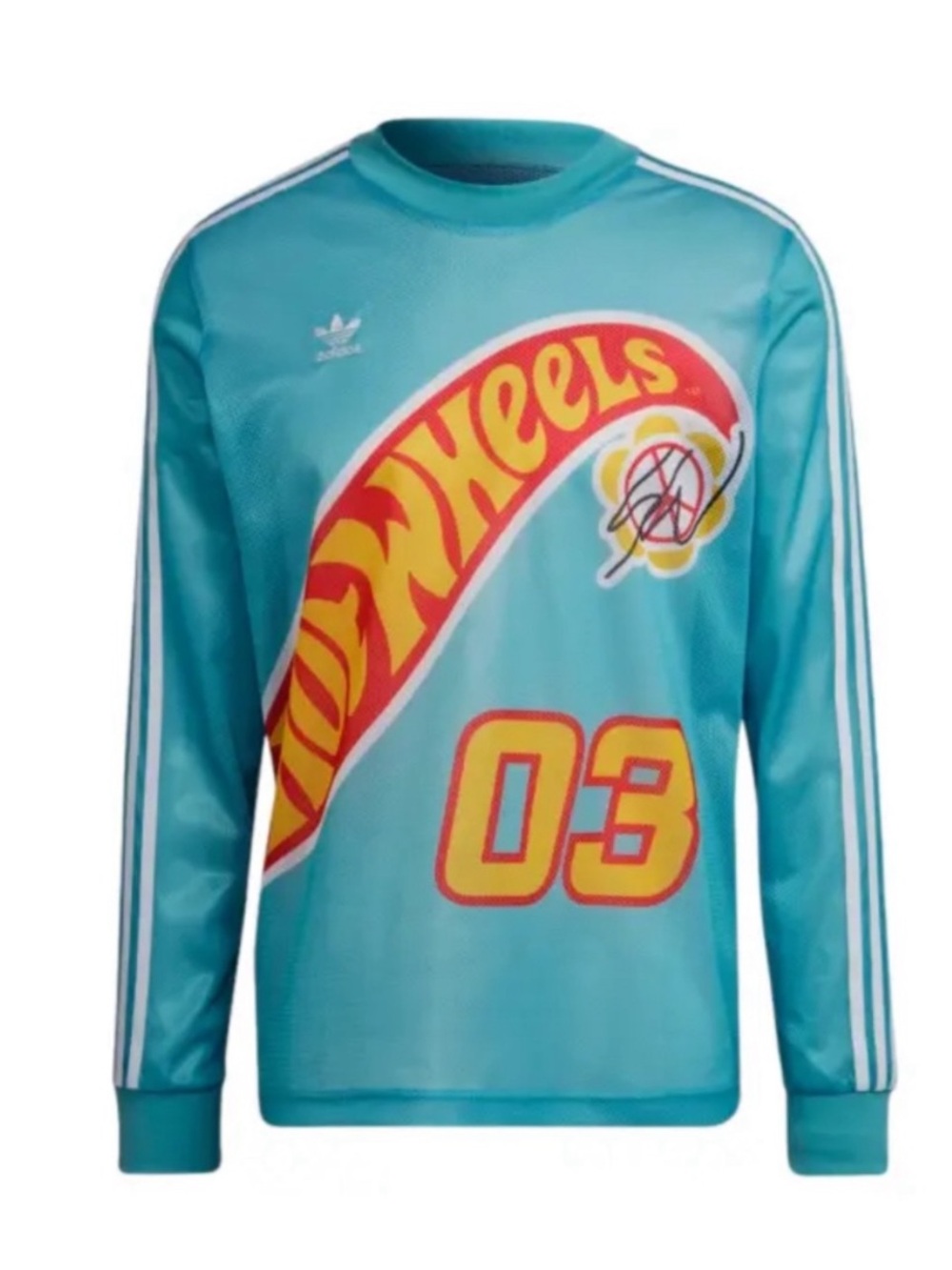 Adidas X Sean Wotherspoon x Hot Wheels Mesh Longsleeve Blue XL